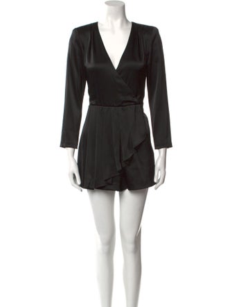 Alice + Olivia V-Neck Romper