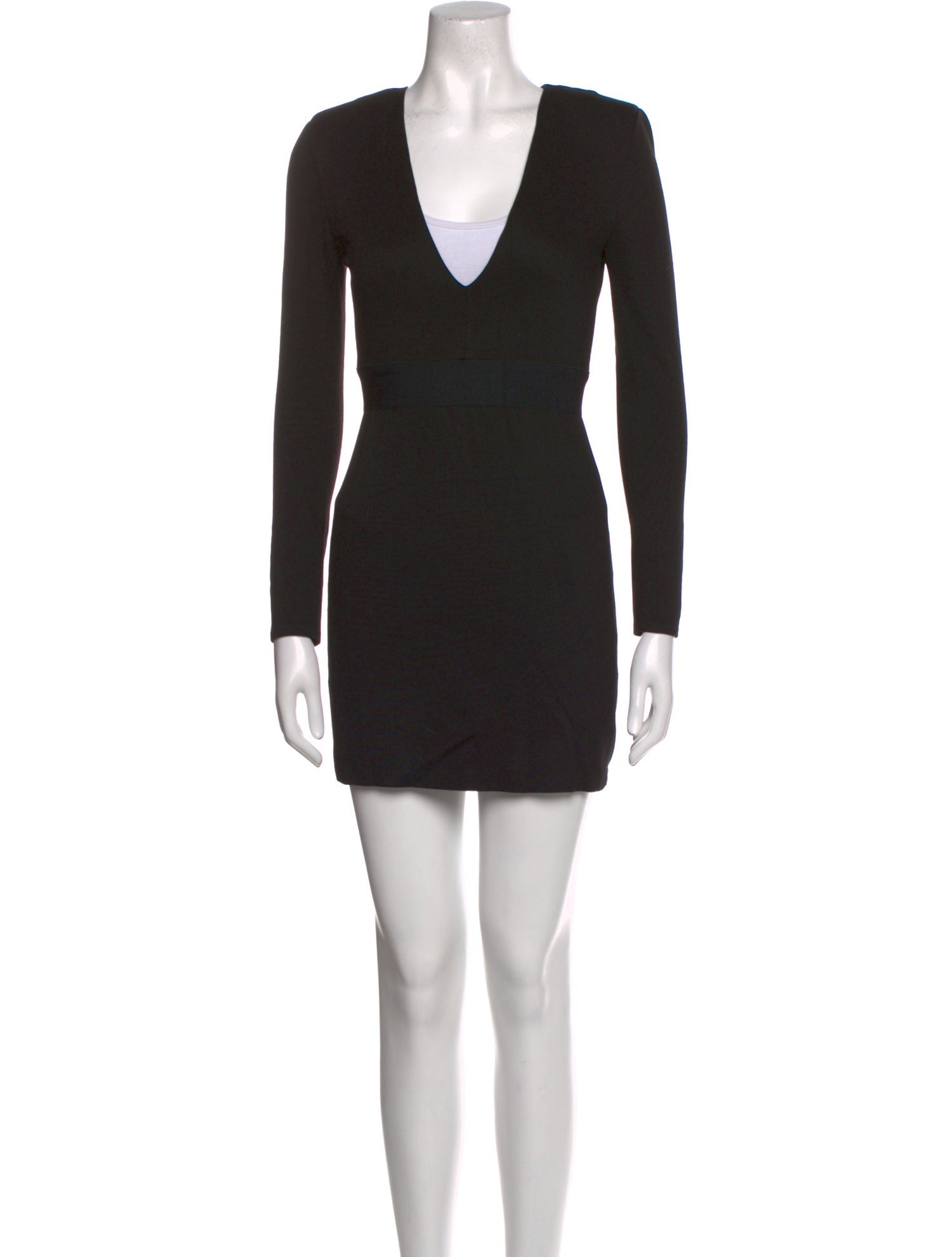 Alice + Olivia V-Neck Mini Dress