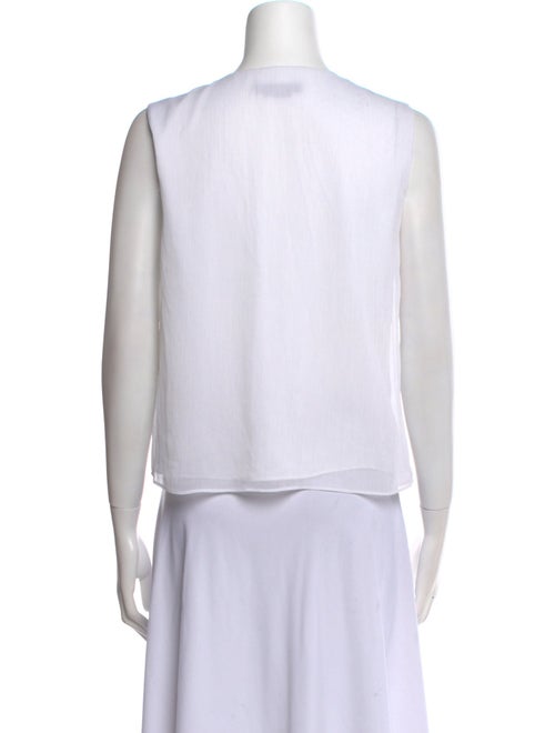 Alice + Olivia V-Neck Sleeveless Crop Top