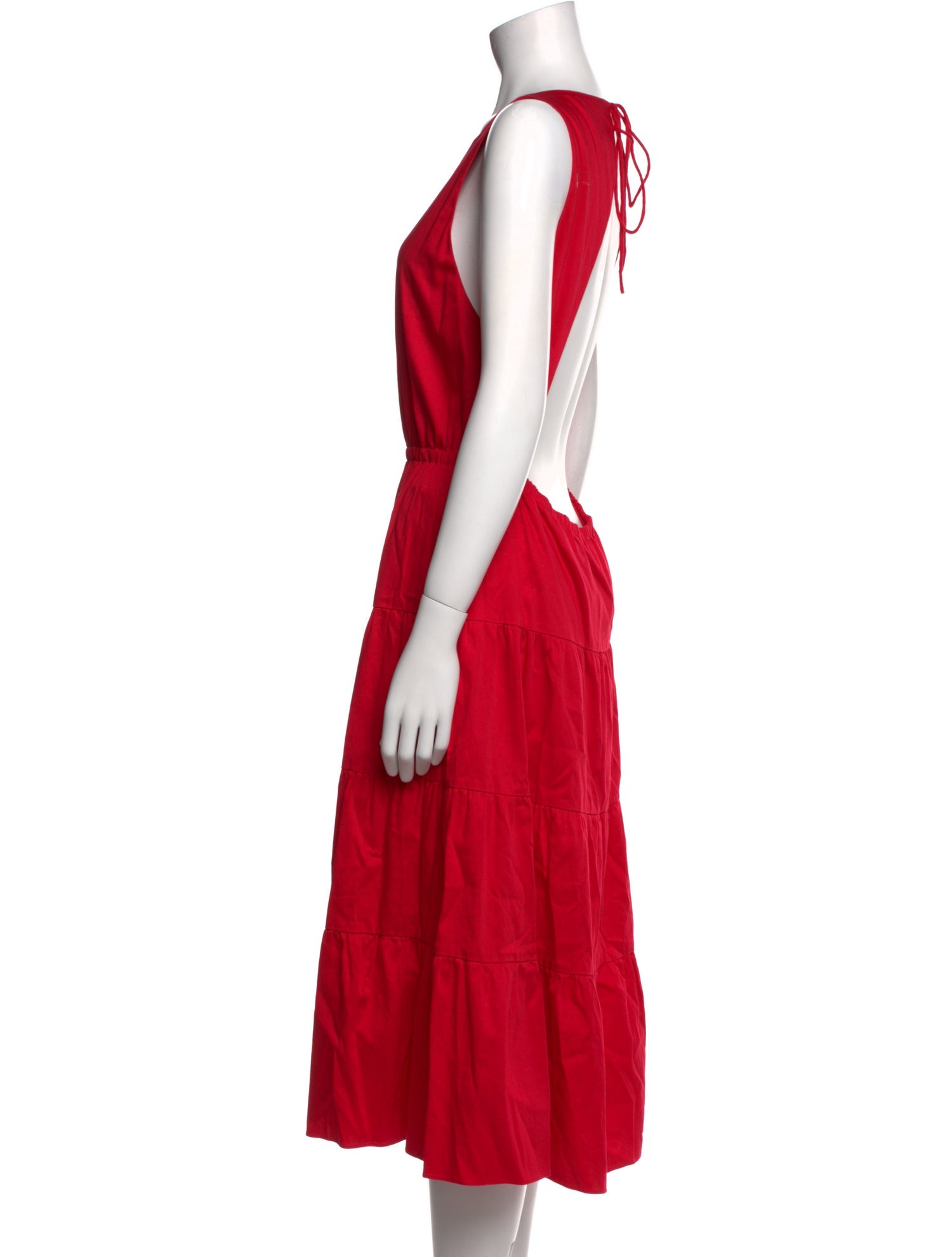 Alice + Olivia Bateau Neckline Midi Length Dress