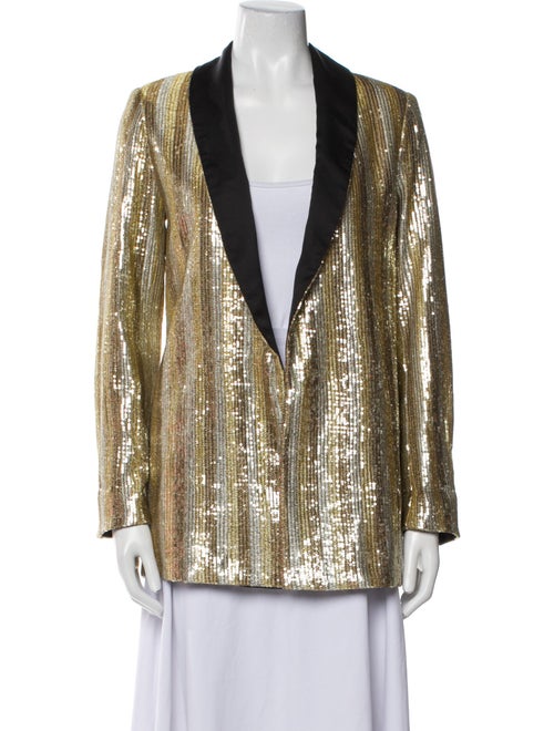 Alice + Olivia Striped Evening Jacket