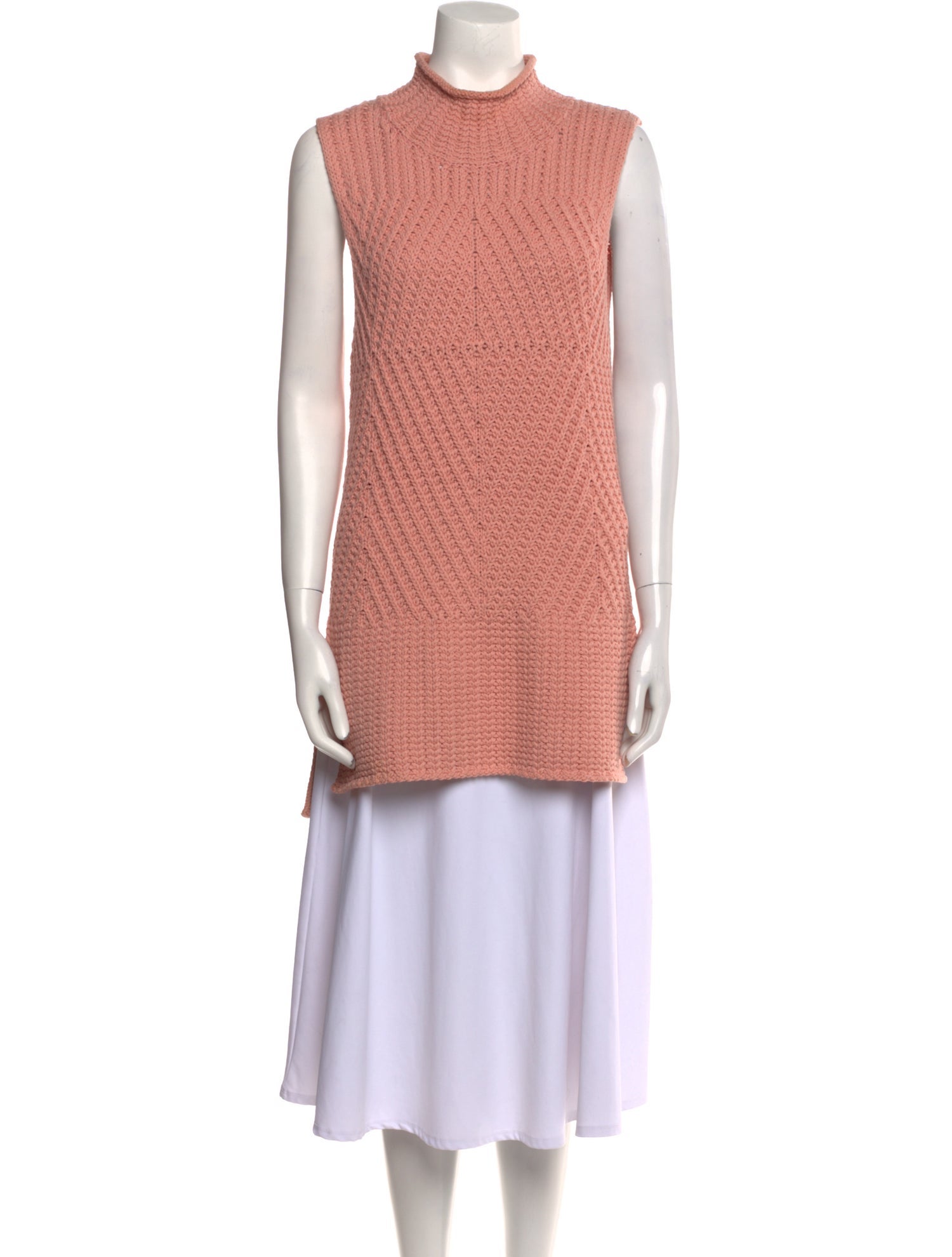 Alice + Olivia Mock Neck Sleeveless Tunic