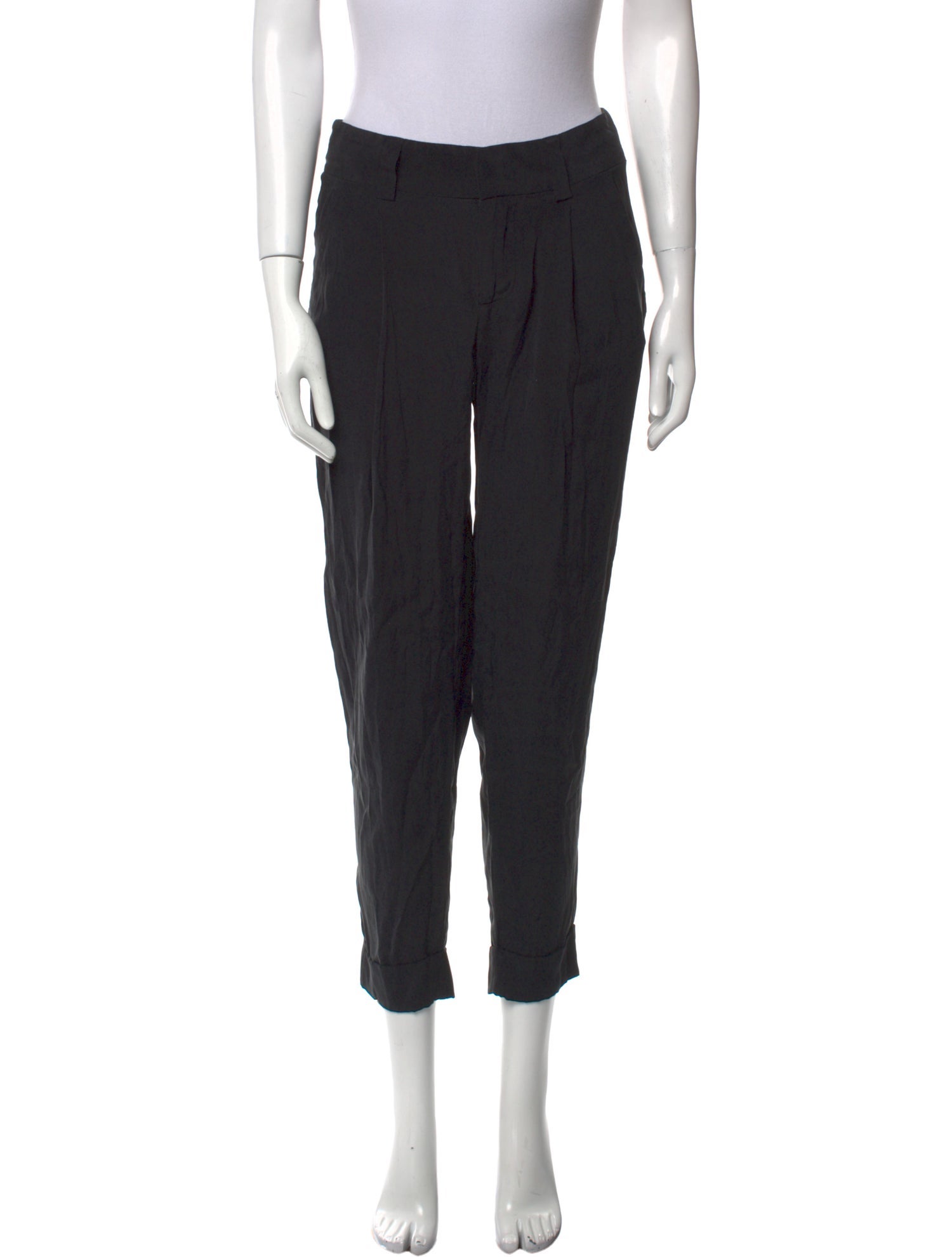 Alice + Olivia Silk Skinny Leg Pants