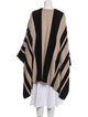 Alice + Olivia Wool Striped Poncho