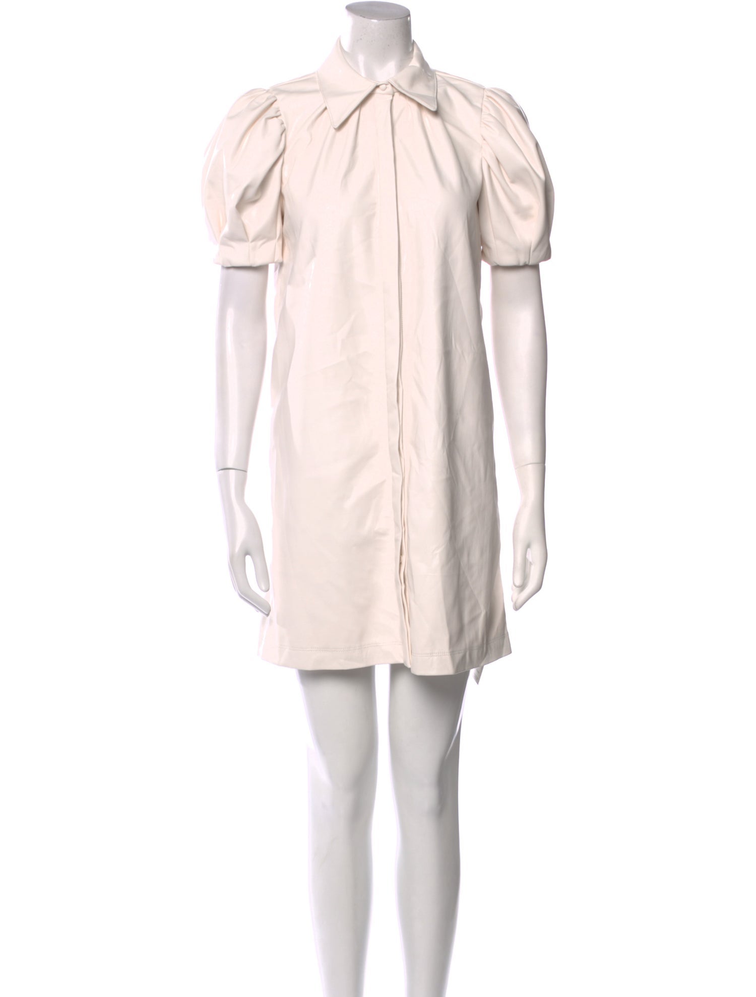 Alice + Olivia Faux Leather Mini Dress