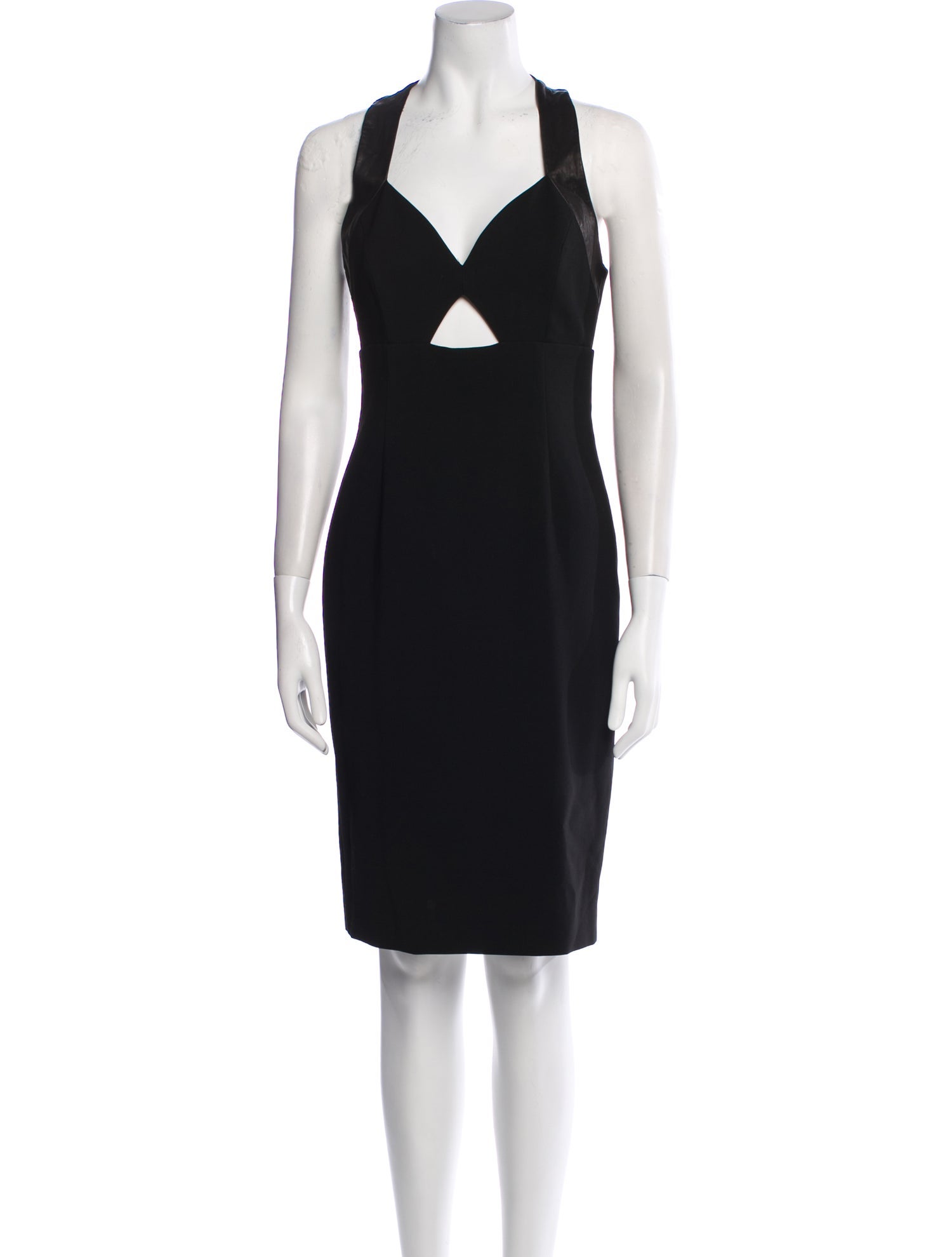 Alice + Olivia Halterneck Knee-Length Dress