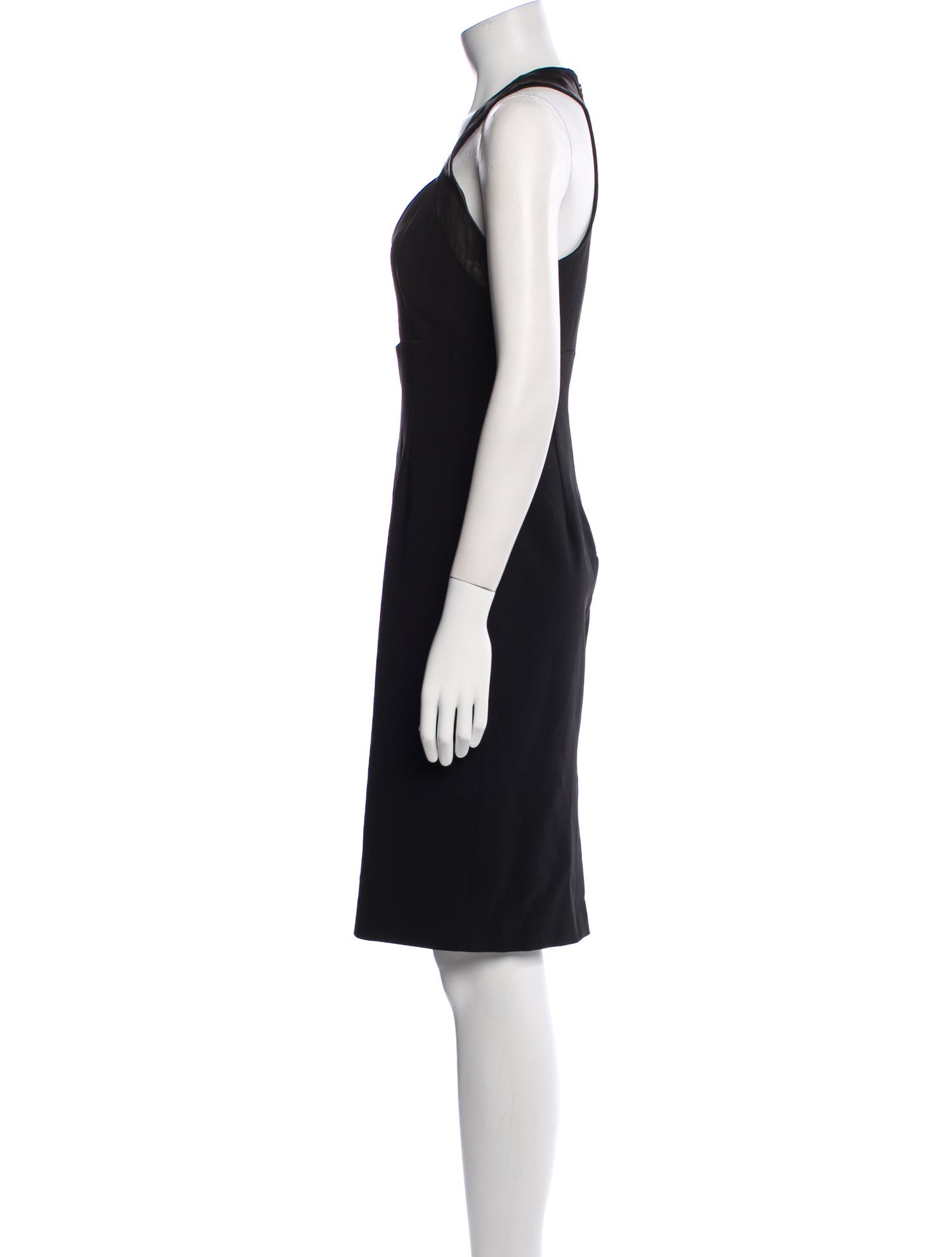 Alice + Olivia Halterneck Knee-Length Dress