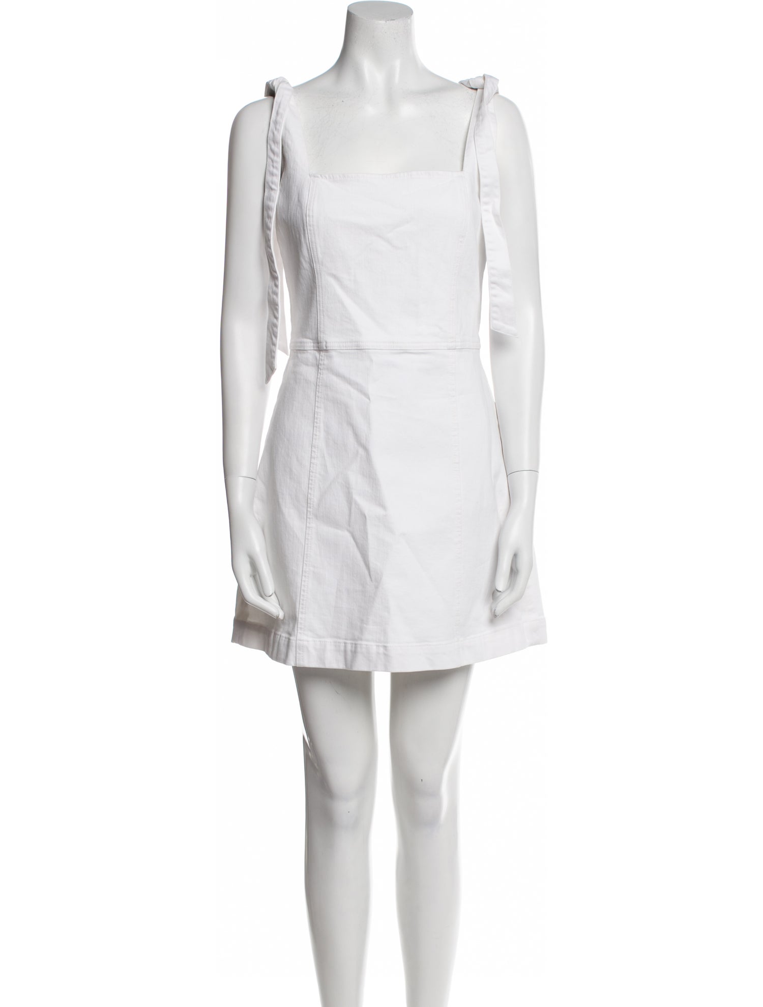 Alice + Olivia Square Neckline Mini Dress