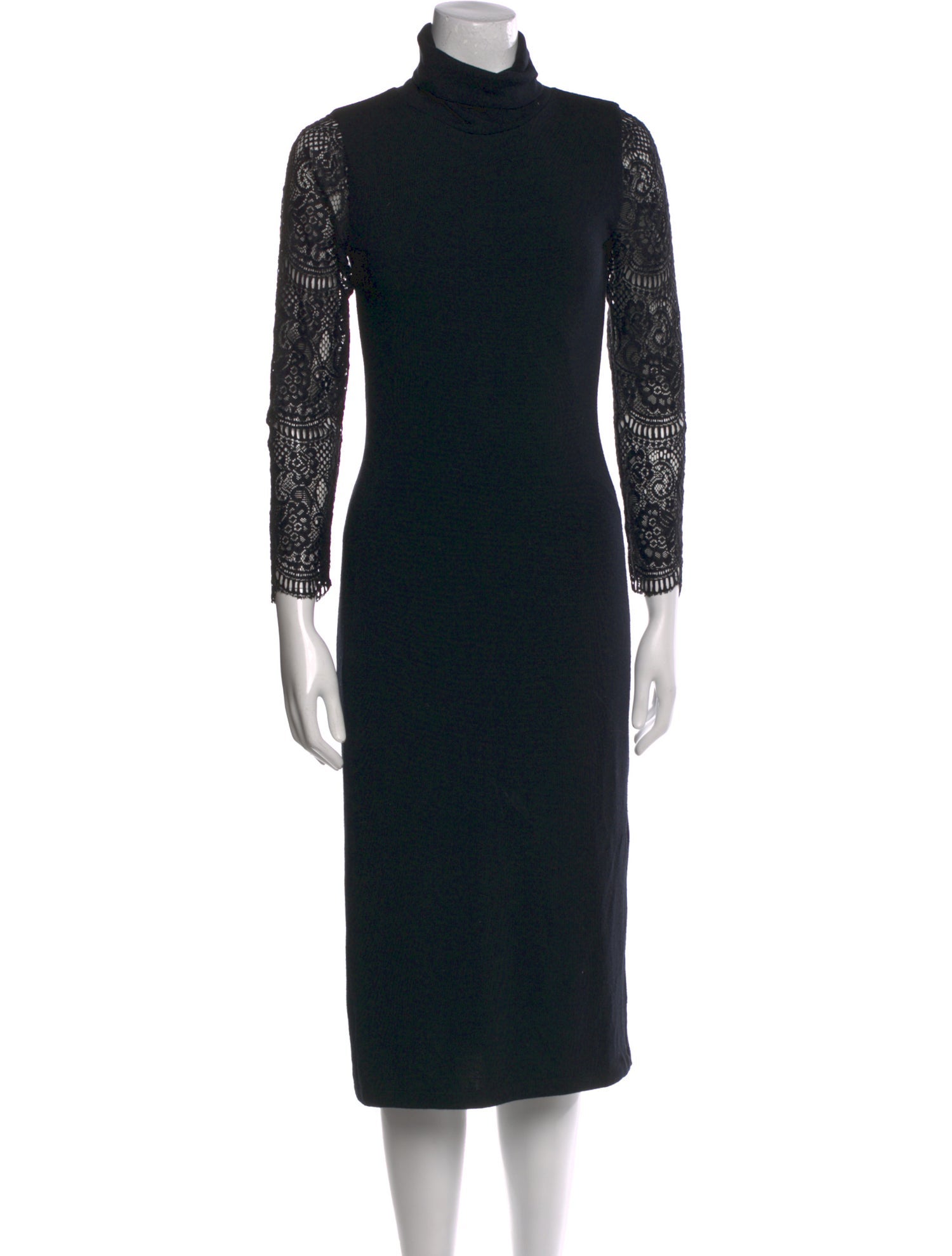 Alice + Olivia Turtleneck Midi Length Dress