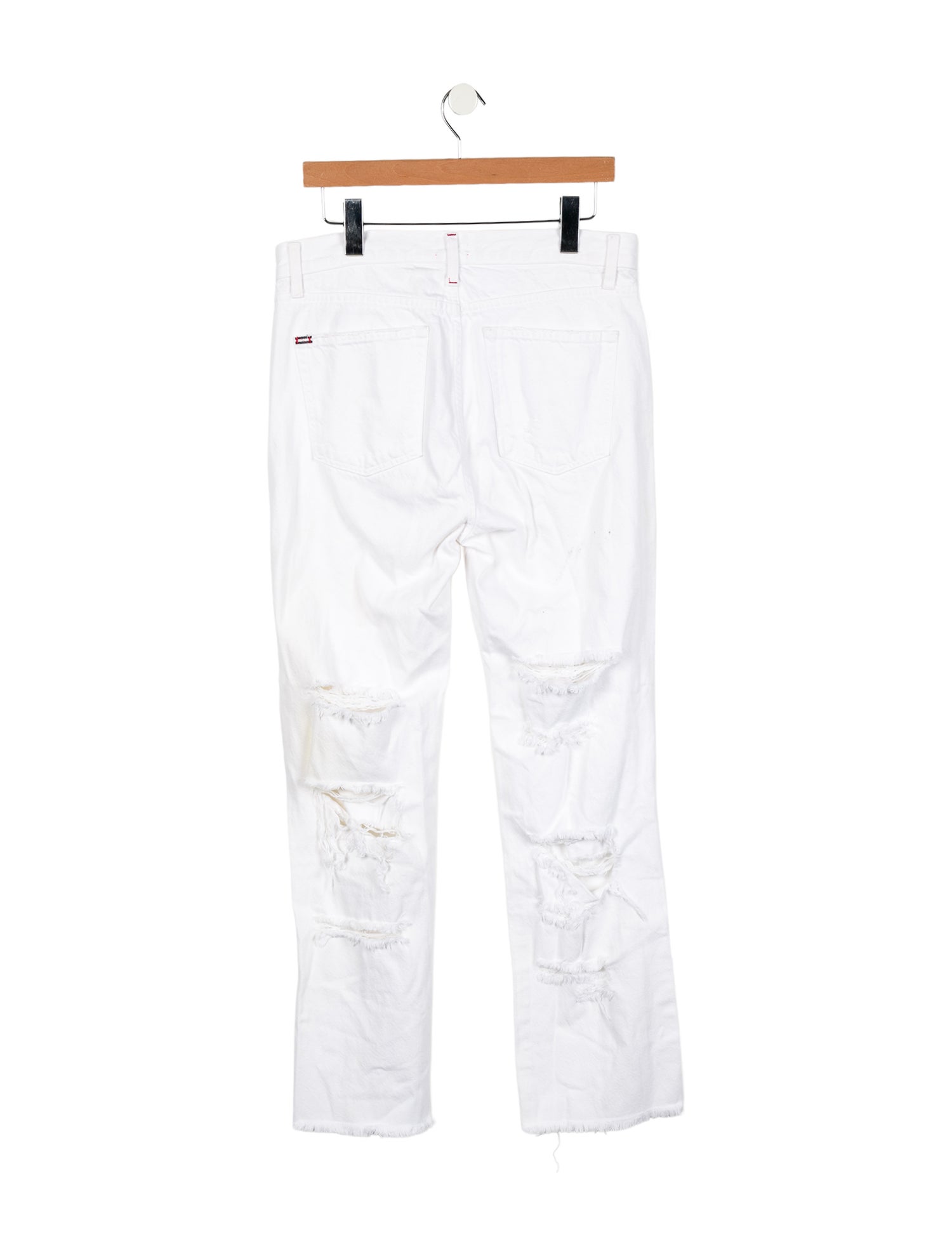 Alice + Olivia Mid-Rise Straight Leg Jeans