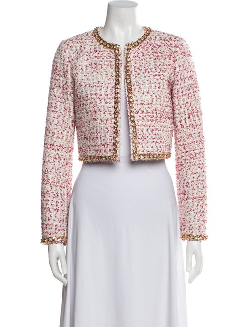 Alice + Olivia Tweed Pattern Evening Jacket