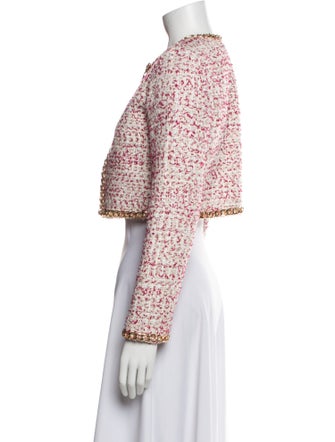 Alice + Olivia Tweed Pattern Evening Jacket