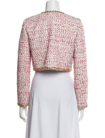 Alice + Olivia Tweed Pattern Evening Jacket