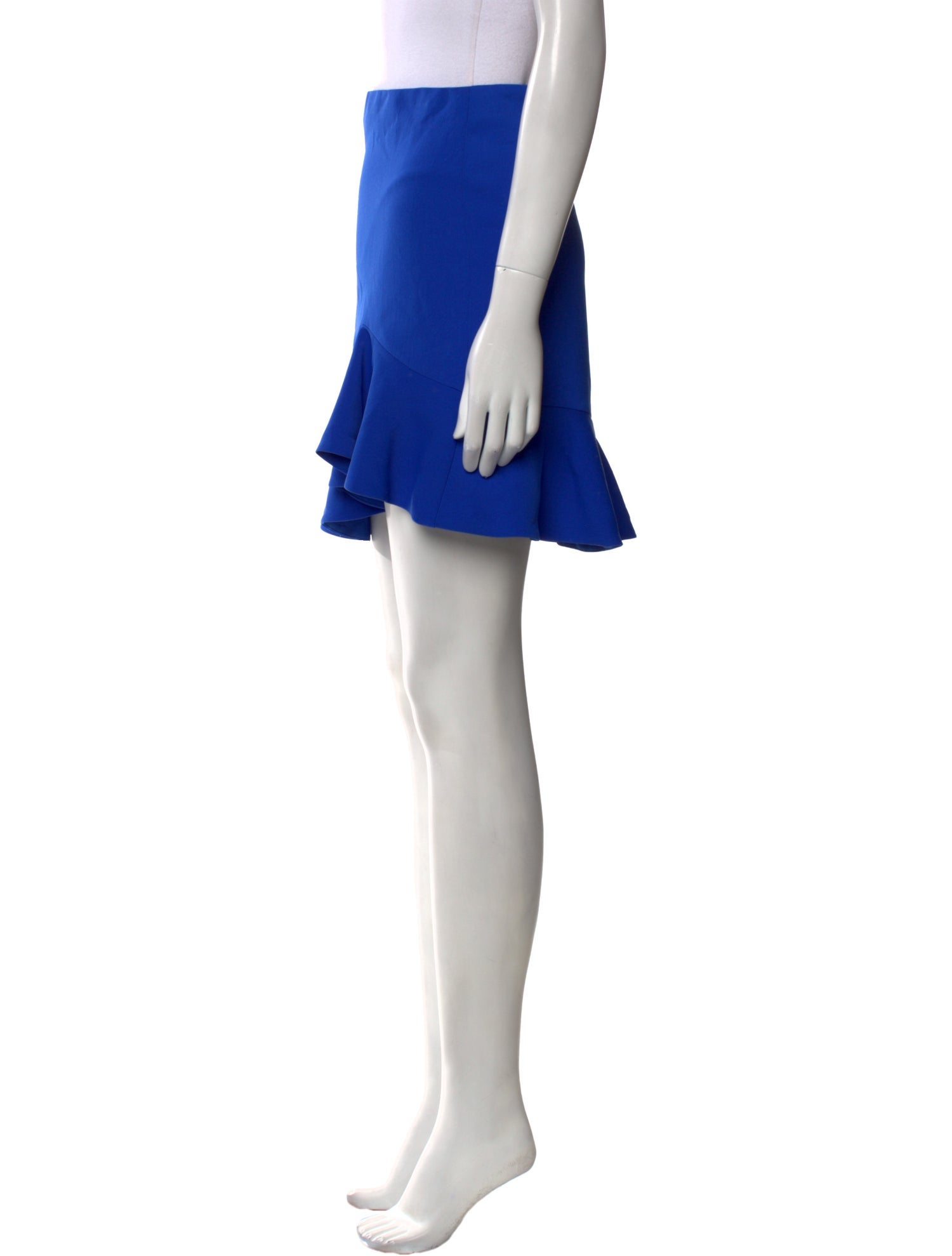 Alice + Olivia Ruffle Embellishment Mini Skirt