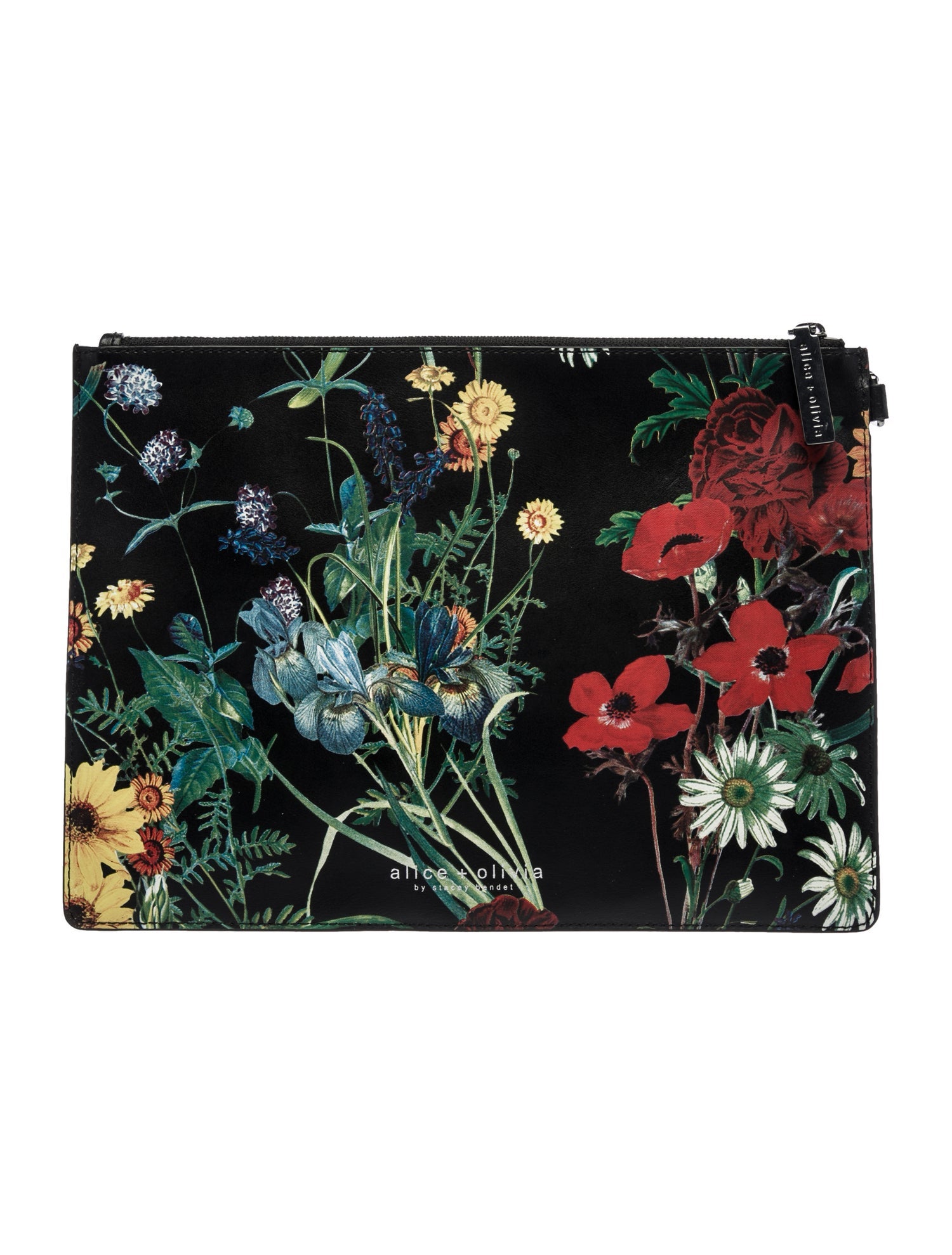 Alice + Olivia Leather Clutch