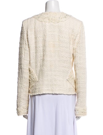 Alice + Olivia Tweed Pattern Evening Jacket