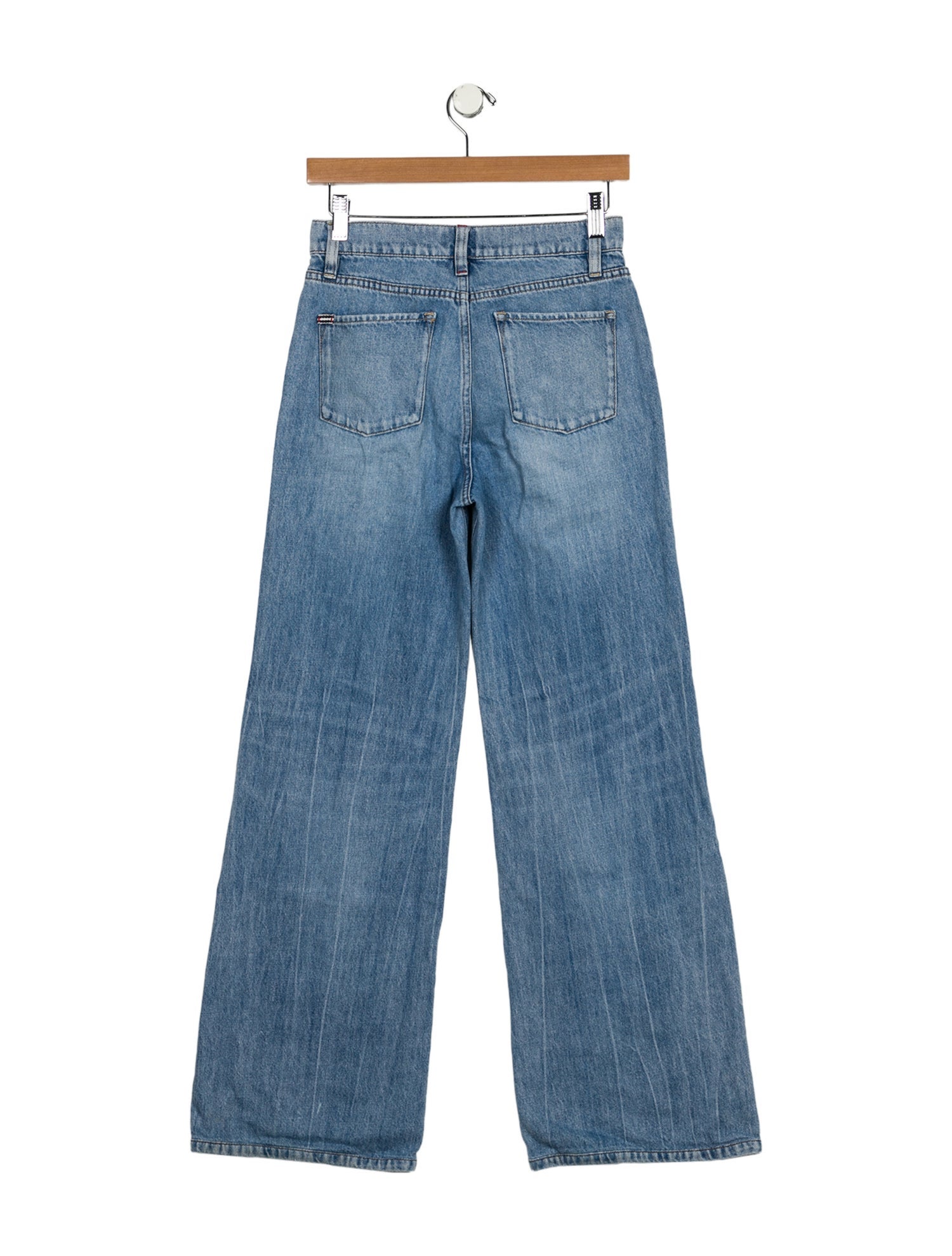 Alice + Olivia Mid-Rise Wide Leg Jeans