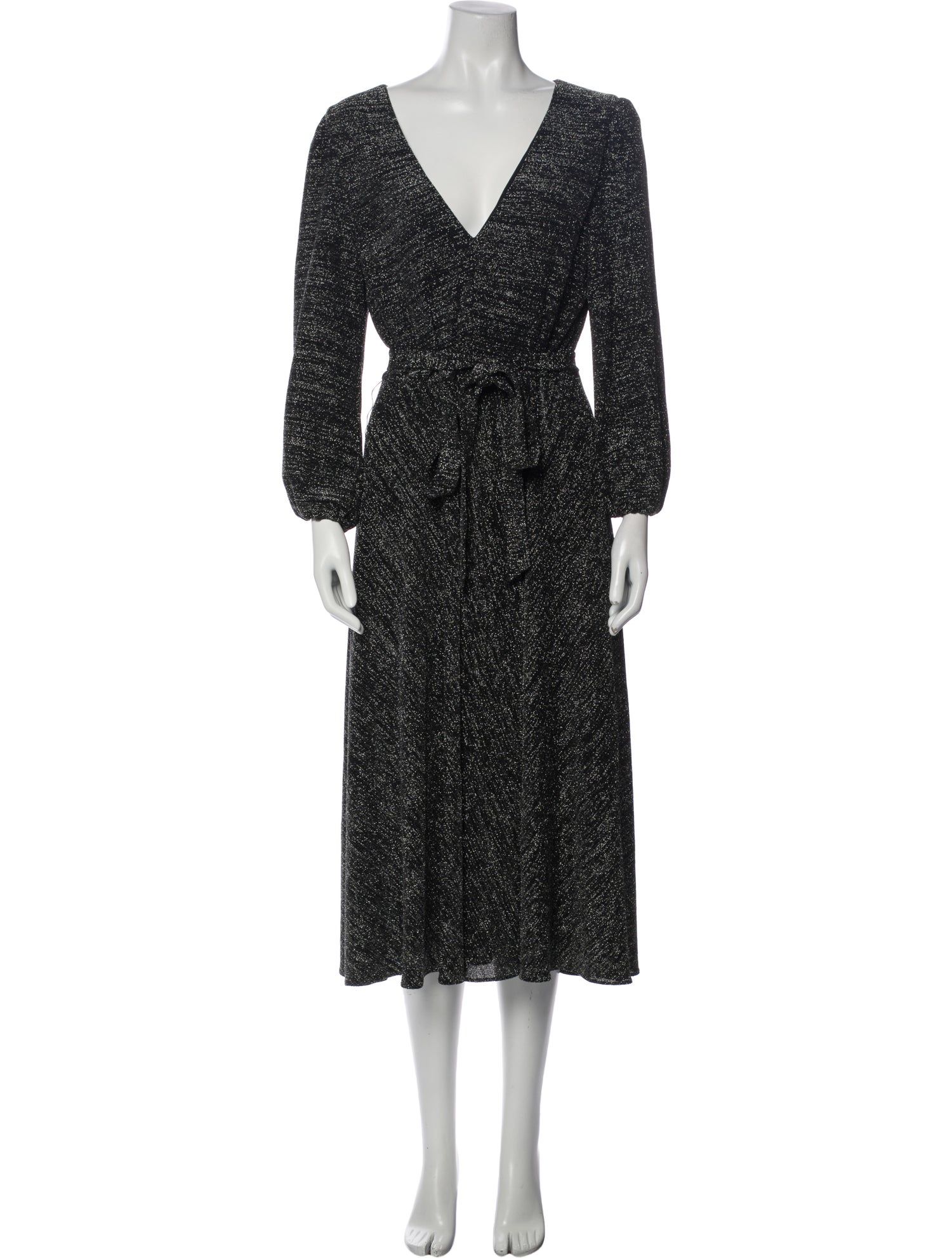 Alice + Olivia Printed Midi Length Dress