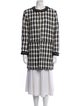 Alice + Olivia Houndstooth Print Coat