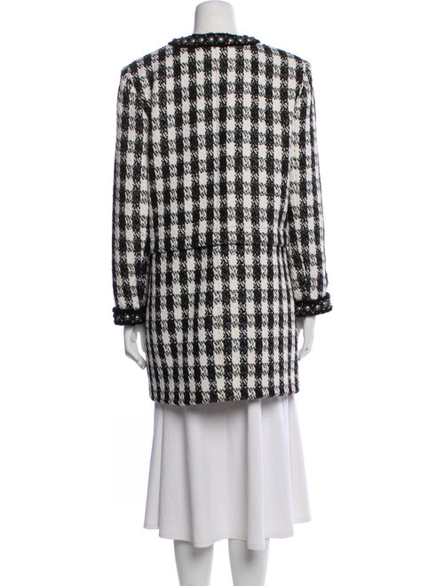 Alice + Olivia Houndstooth Print Coat