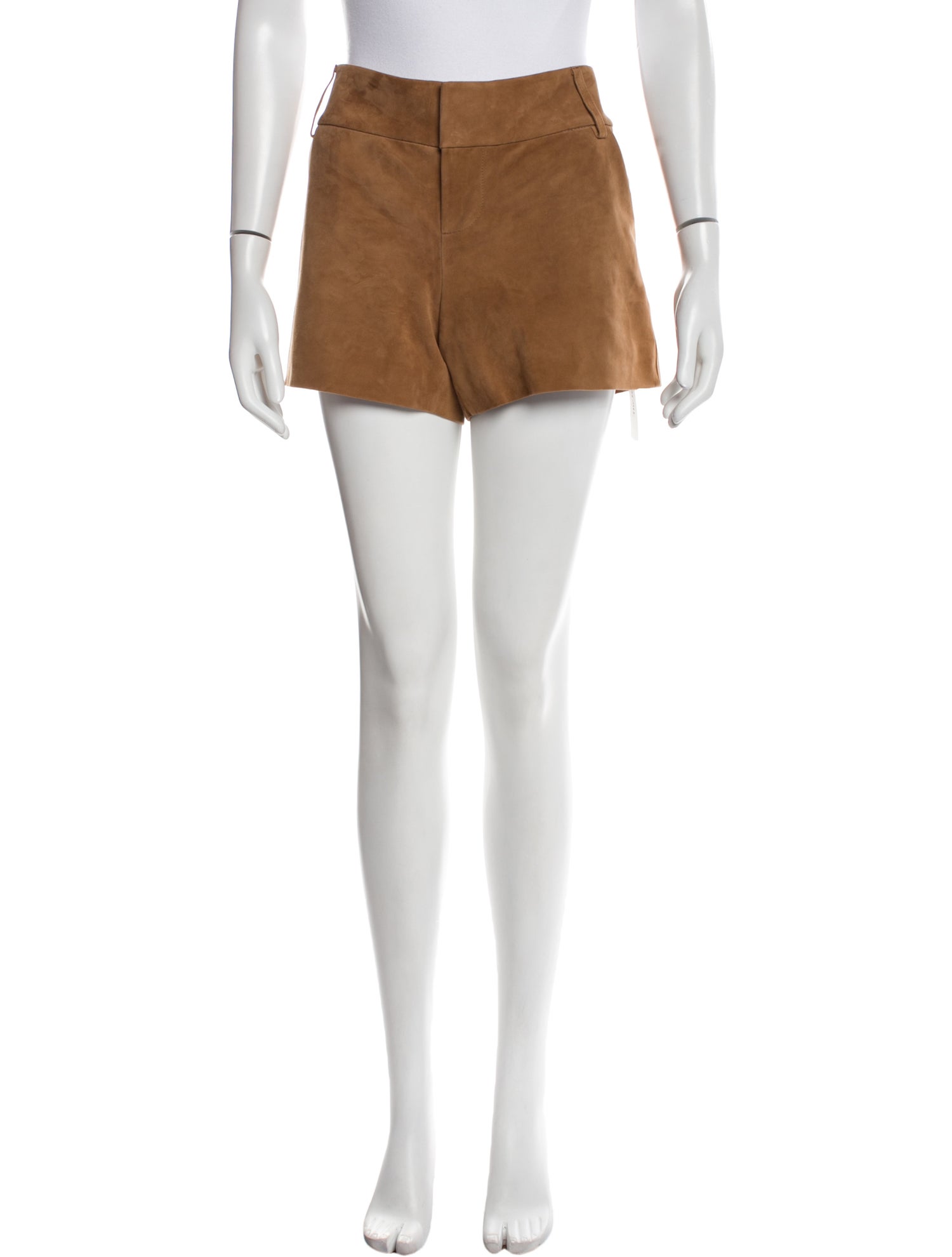 Alice + Olivia Lamb Leather Mini Shorts w/ Tags