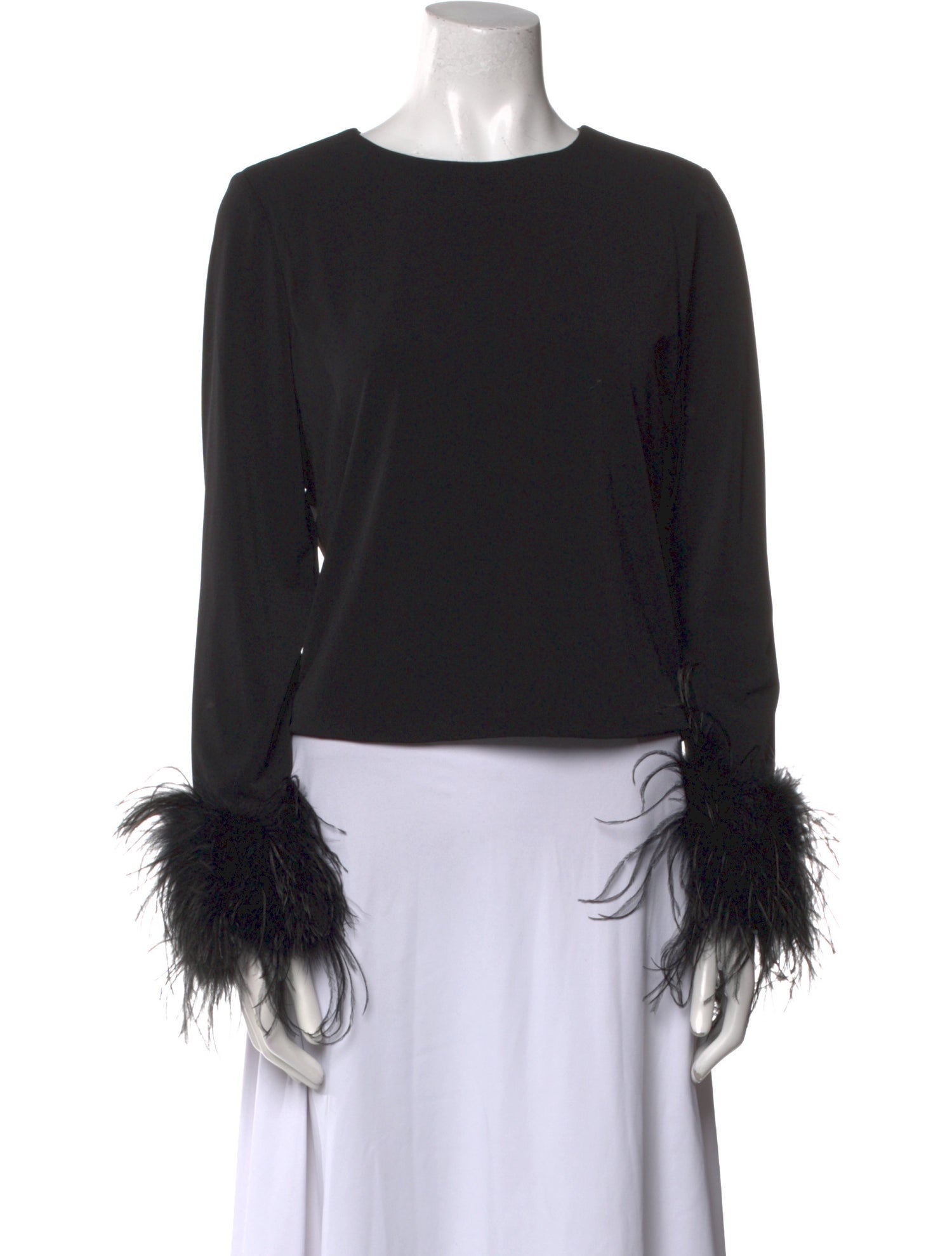 Alice + Olivia Scoop Neck Long Sleeve Top w/ Tags