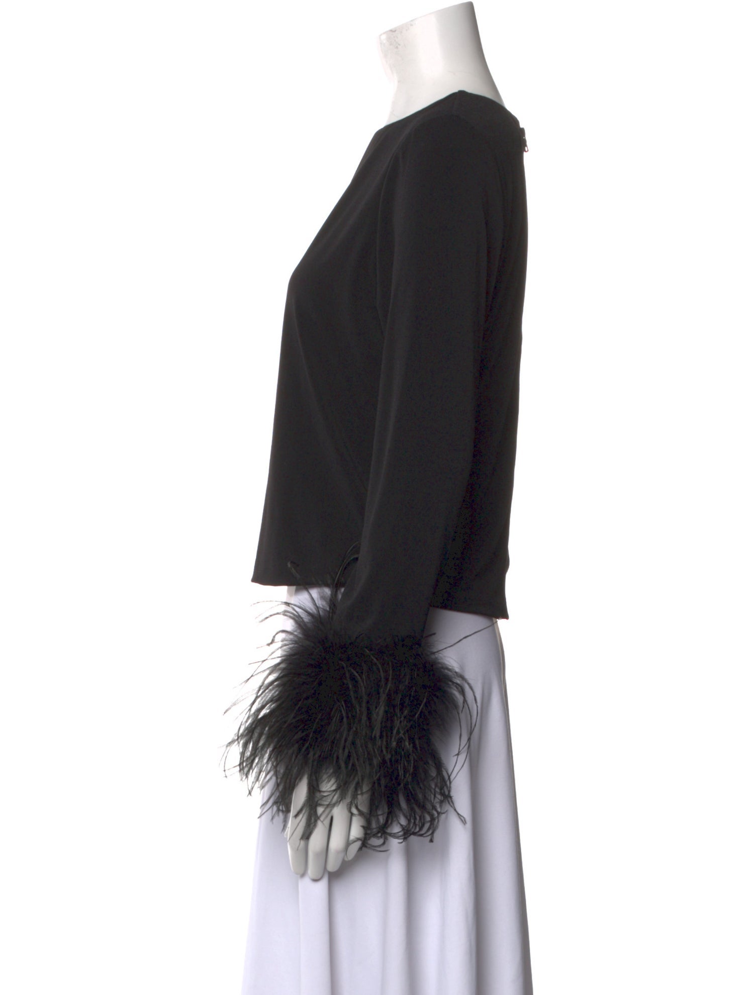 Alice + Olivia Scoop Neck Long Sleeve Top w/ Tags