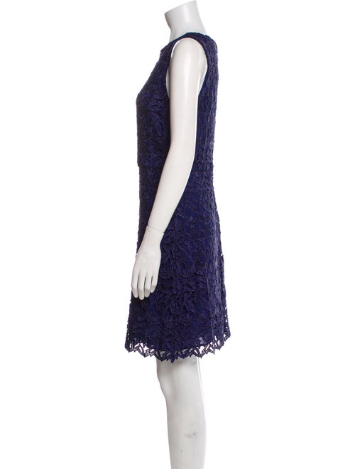 Alice + Olivia Bateau Neckline Mini Dress