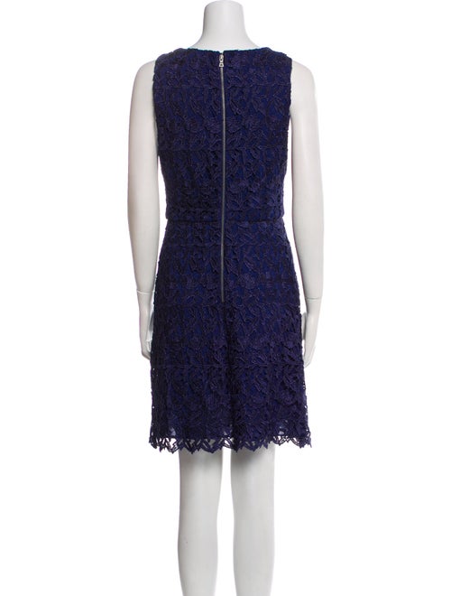 Alice + Olivia Bateau Neckline Mini Dress