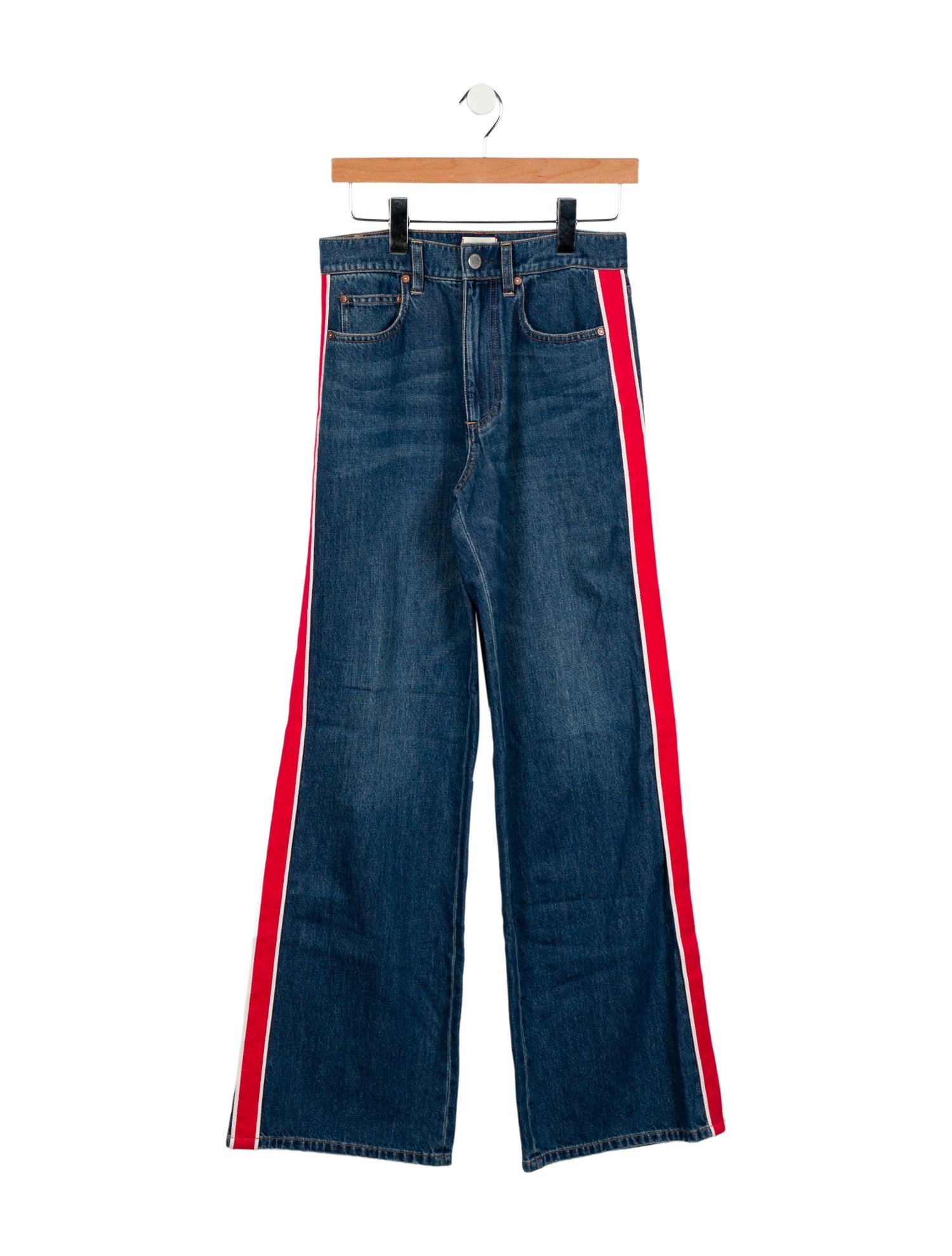 Alice + Olivia High-Rise Wide Leg Jeans