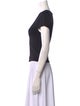 Alice + Olivia Square Neckline Short Sleeve T-Shirt