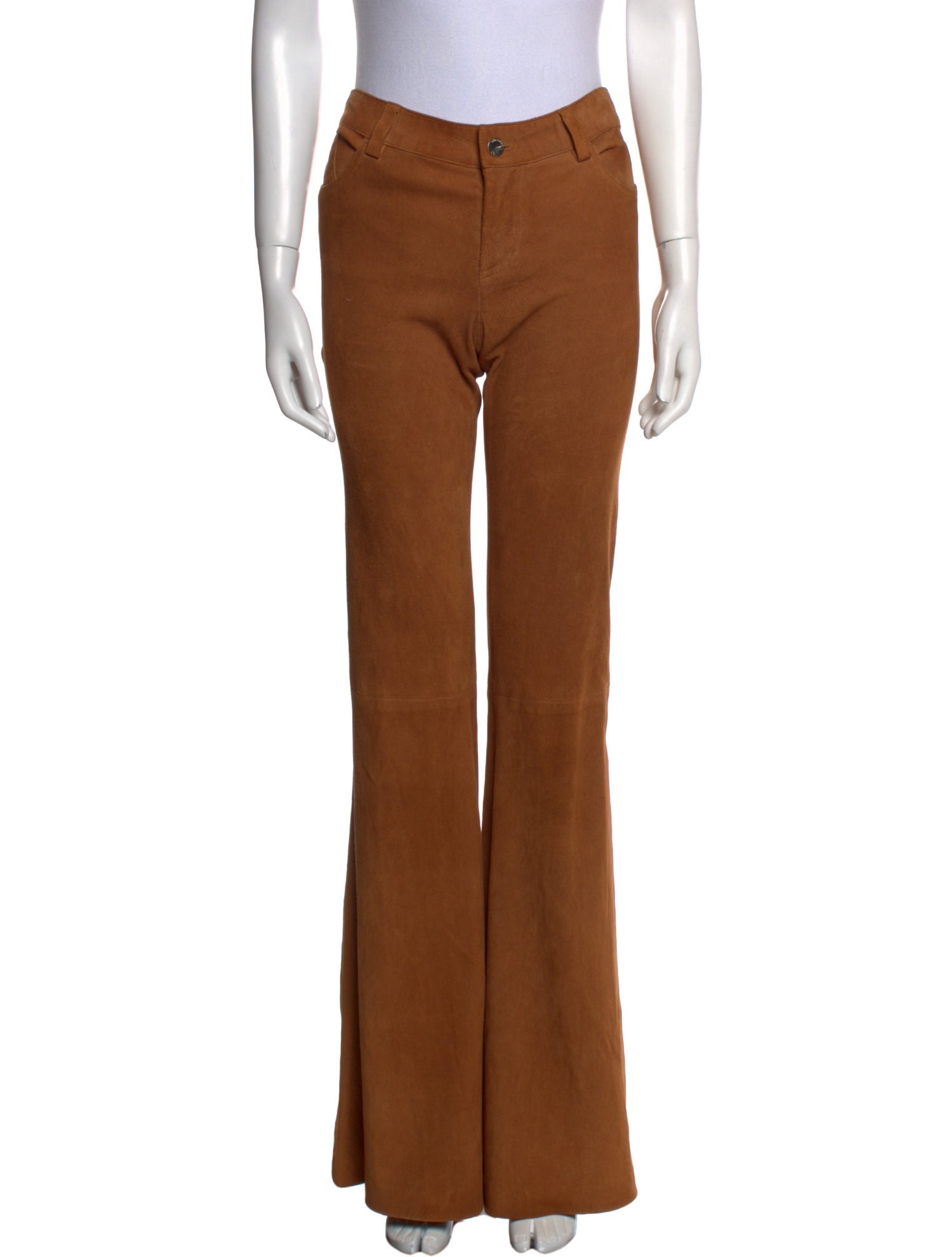 Alice + Olivia Lamb Leather Wide Leg Pants