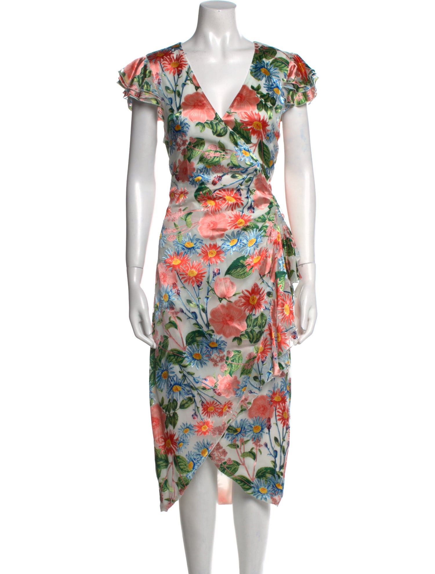 Alice + Olivia Printed Long Dress w/ Tags