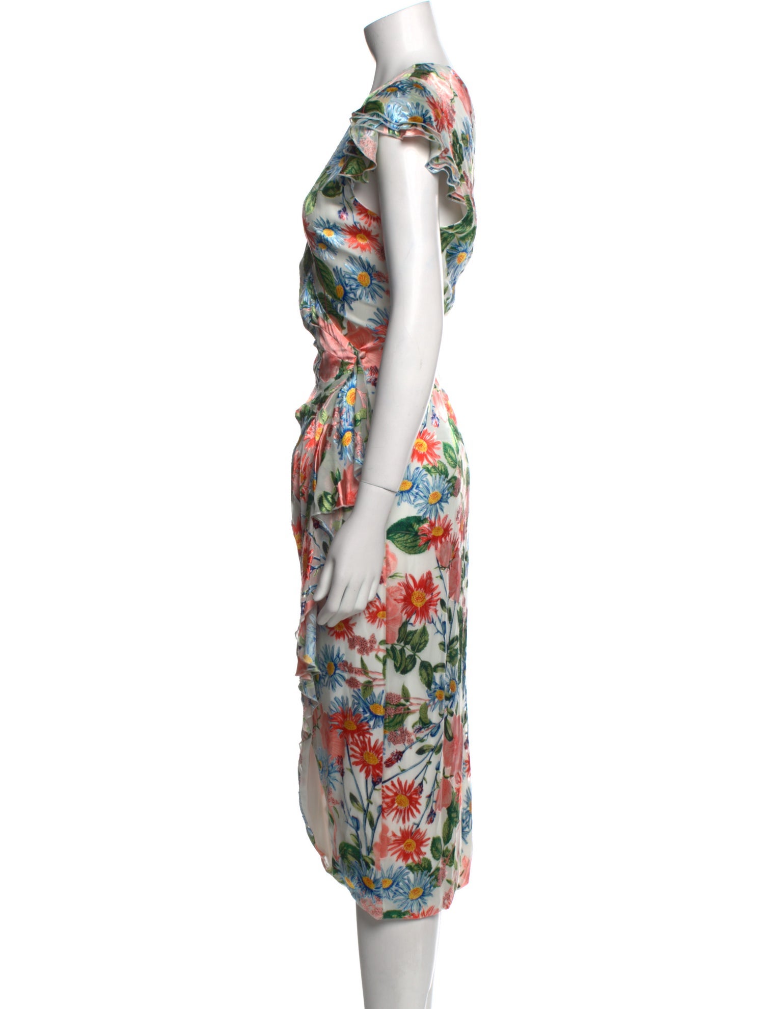 Alice + Olivia Printed Long Dress w/ Tags