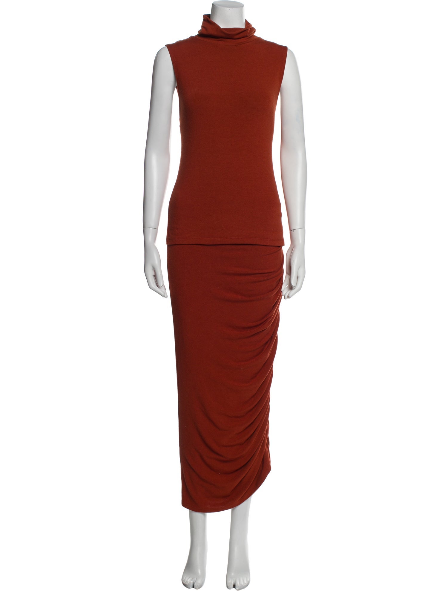 Alice + Olivia Pleated Accents Skirt Set