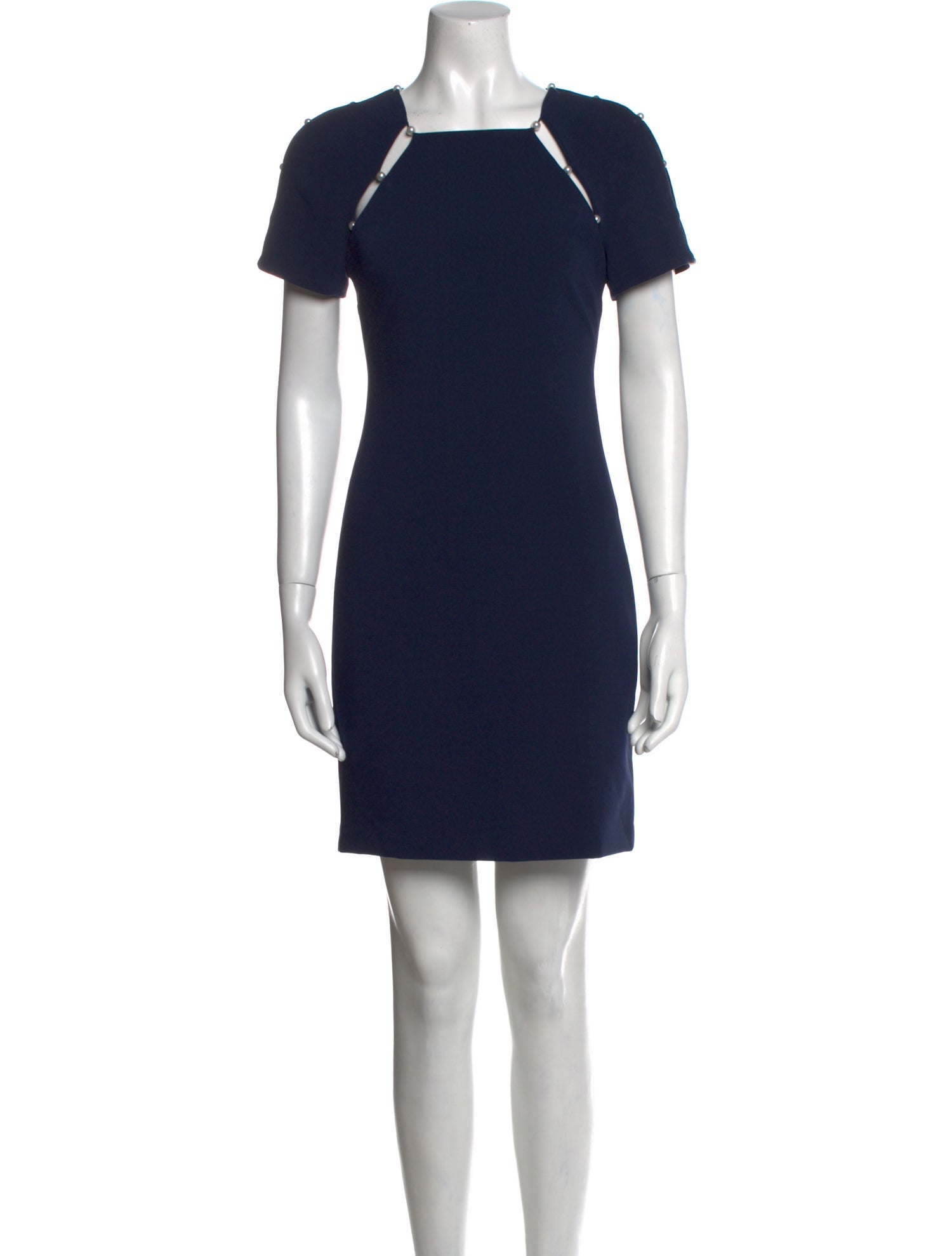 Alice + Olivia Square Neckline Mini Dress