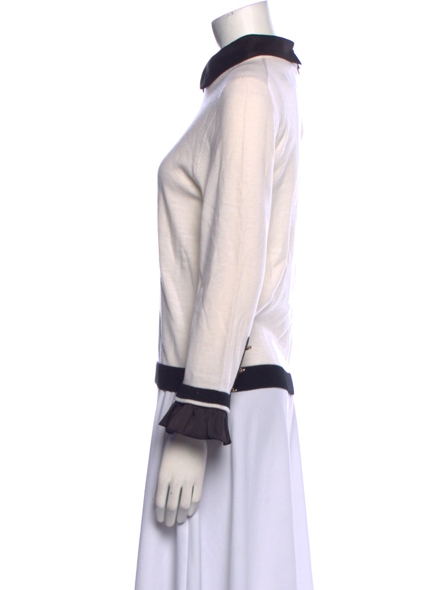 Alice + Olivia Wool Long Sleeve Sweatshirt