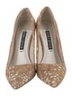 Alice + Olivia Canvas Pumps