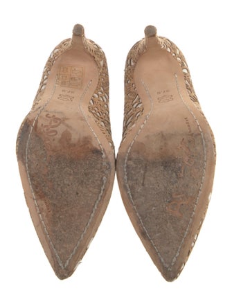 Alice + Olivia Canvas Pumps