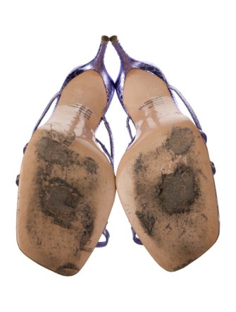 Alice + Olivia Leather Slides