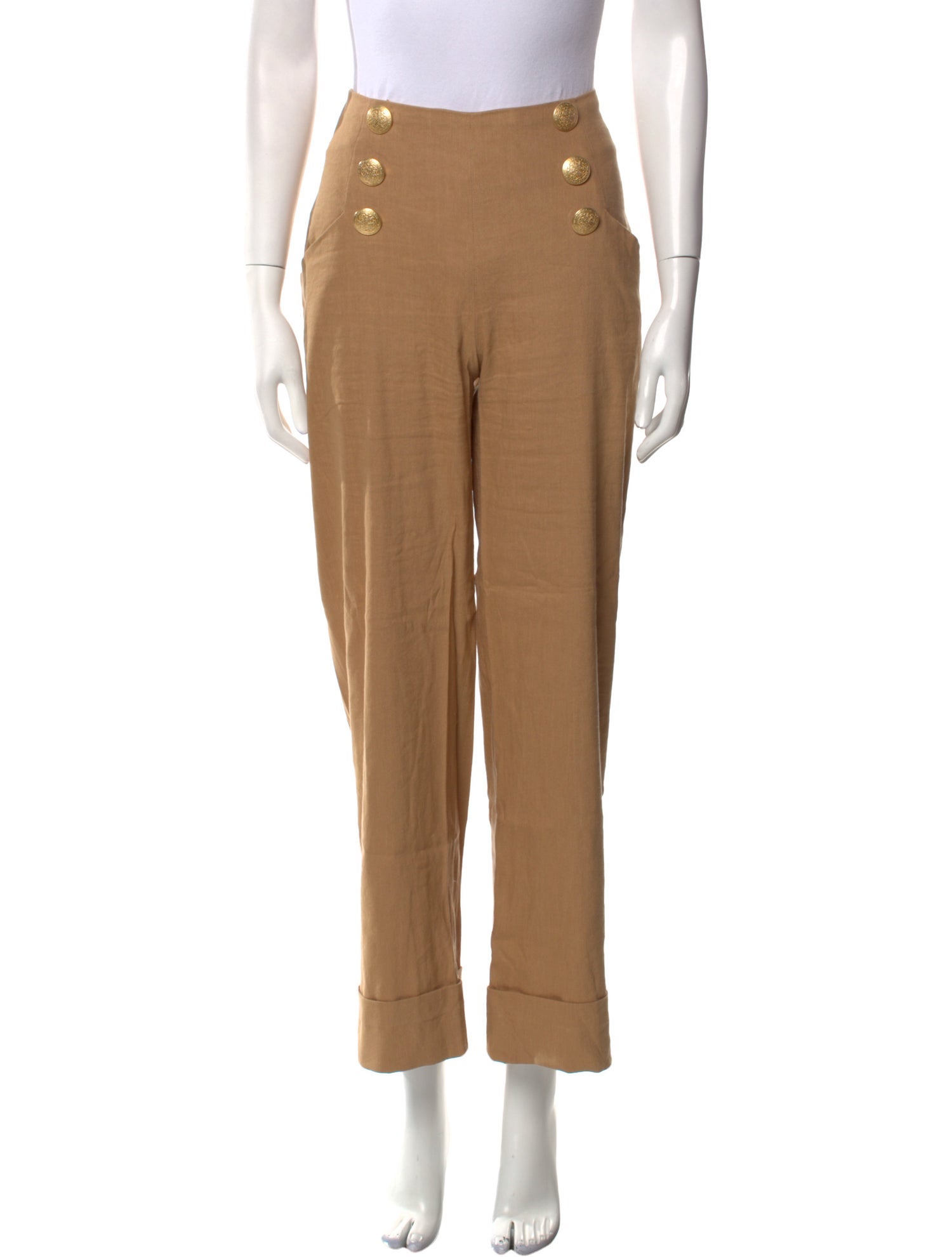 Alice + Olivia Linen Wide Leg Pants