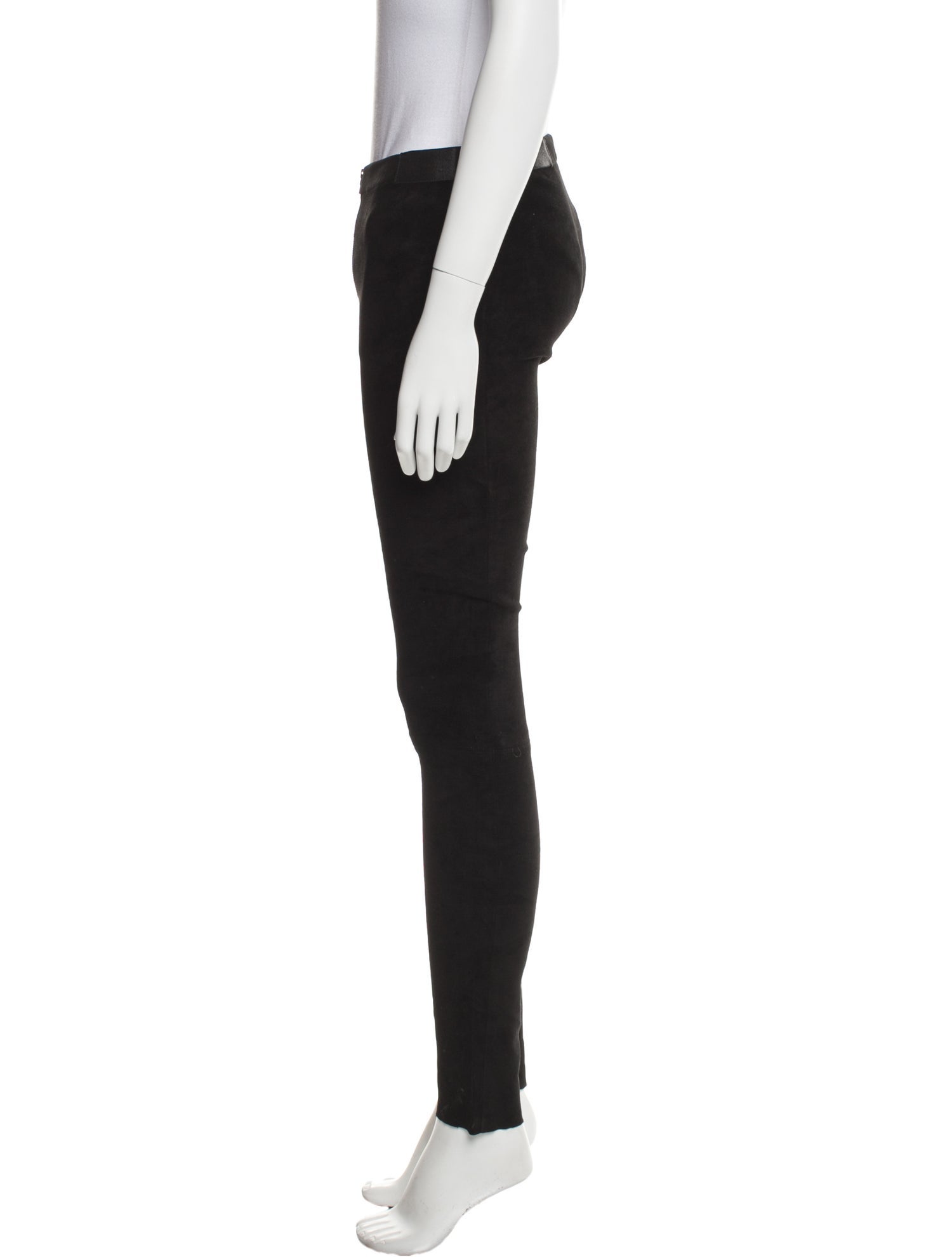 Alice + Olivia Lamb Leather Skinny Leg Pants