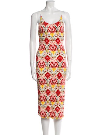 Alice + Olivia Printed Knee-Length Dress