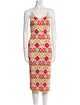 Alice + Olivia Printed Knee-Length Dress