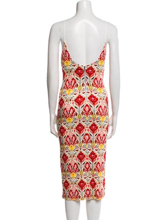 Alice + Olivia Printed Knee-Length Dress