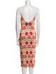 Alice + Olivia Printed Knee-Length Dress