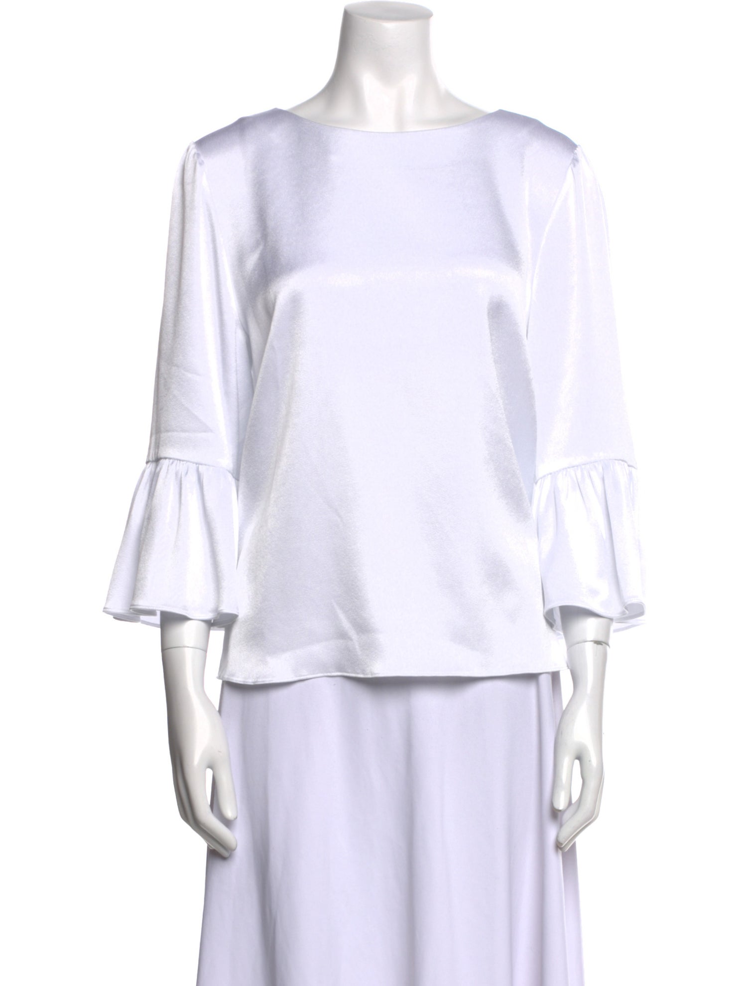 Alice + Olivia Bateau Neckline Three-Quarter Sleeve Blouse w/ Tags