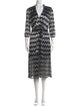 Alice + Olivia Printed Midi Length Dress