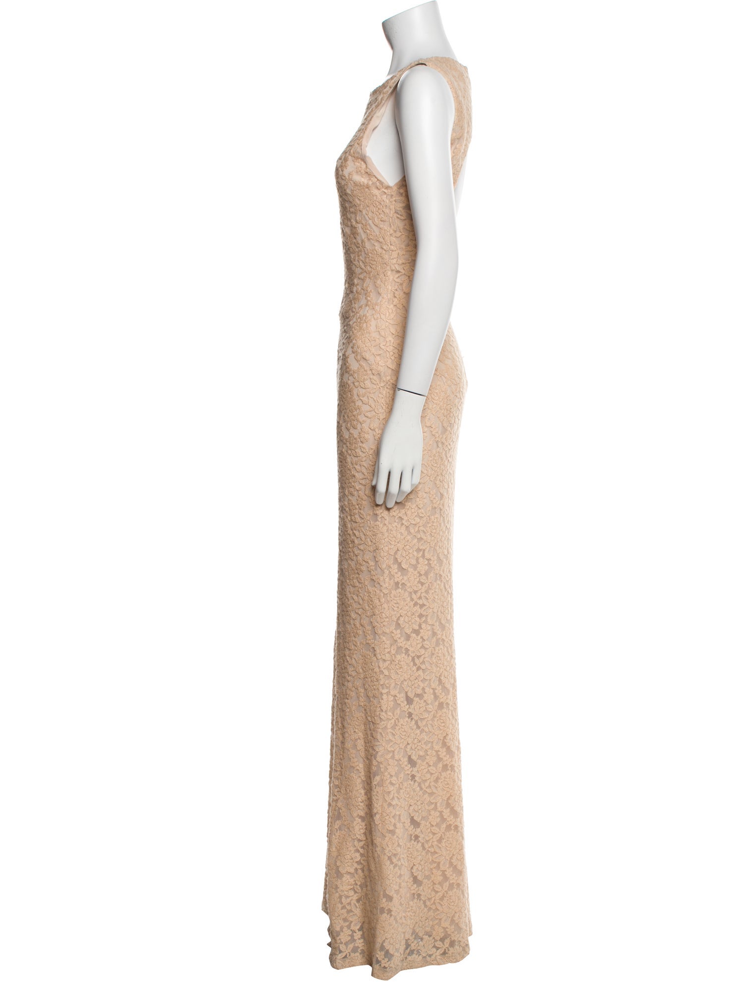 Alice + Olivia Lace Pattern Long Dress w/ Tags