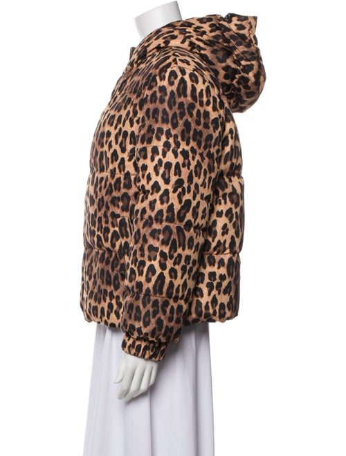 Alice + Olivia Animal Print Down Jacket